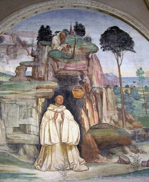 St Benedict in the Sacro Speco, Sodoma.jpg